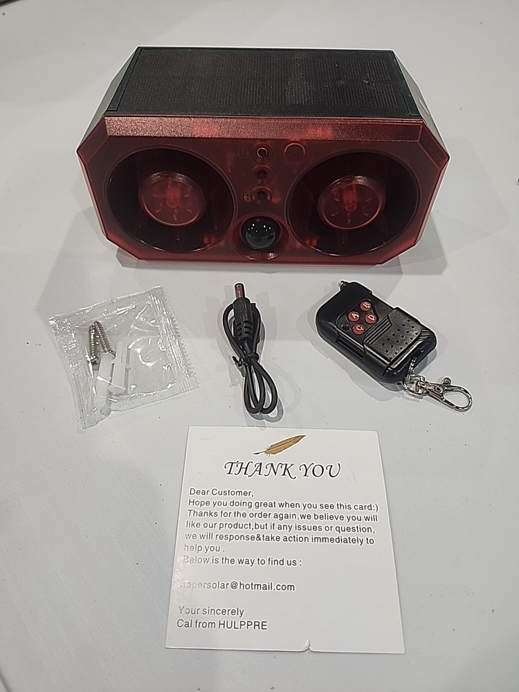 Solar Alarm Infrared Motion Detection