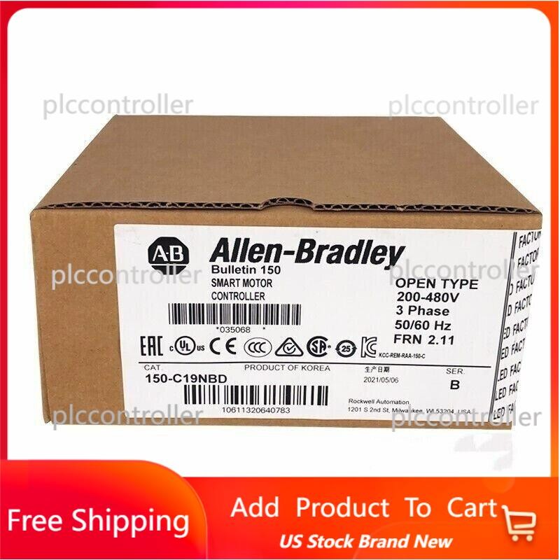 Allen-Bradley 150-C19NBD SMC-3 Smart Motor Controller 150C19NBD NEW