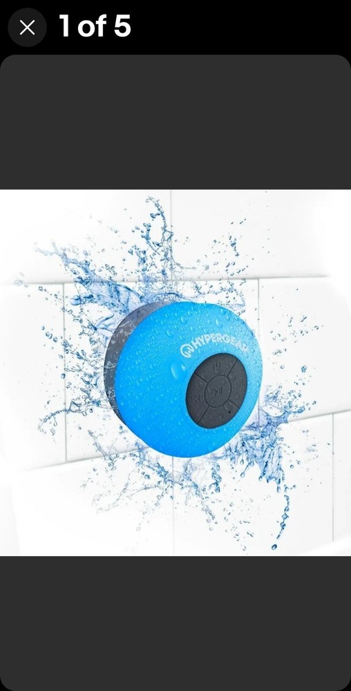 HyperGear Splash Water Resistant Wireless Bluetooth Speaker - Pink