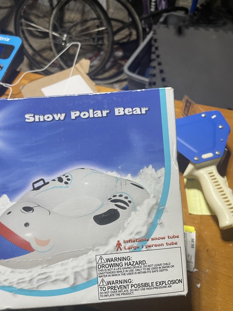Polar Bear Inflatable Snow Tube