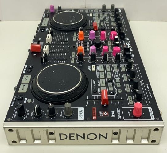 DENON DN-MC6000 4-Channel DJ Controller with 2 Mic Inputs and Headphone Out