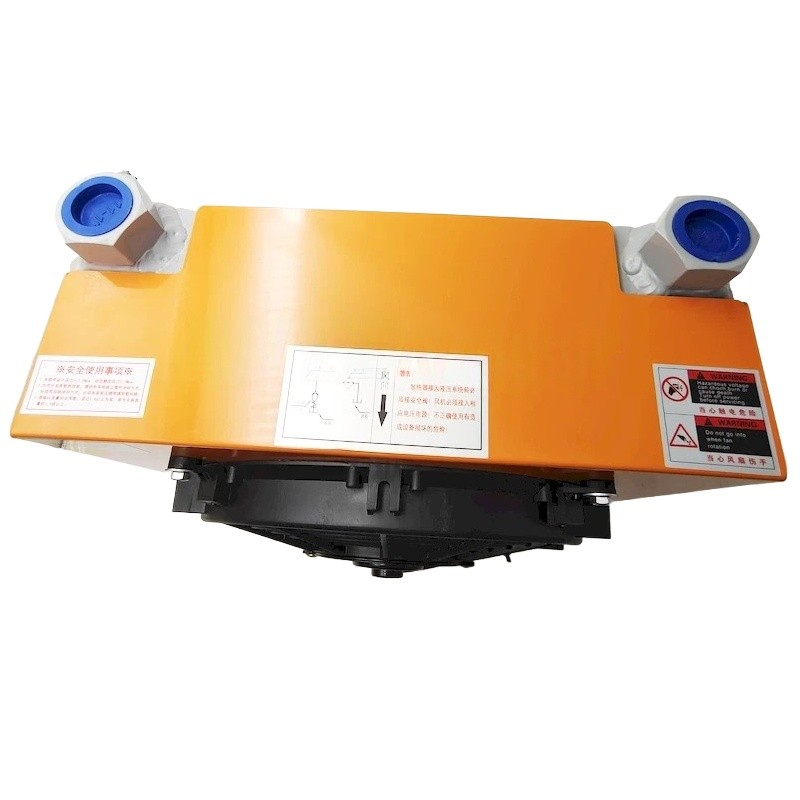 New AH1012T-CA DC12V Industrial Hydraulic Oil Cooler 100L/min Flow Fan Radiator