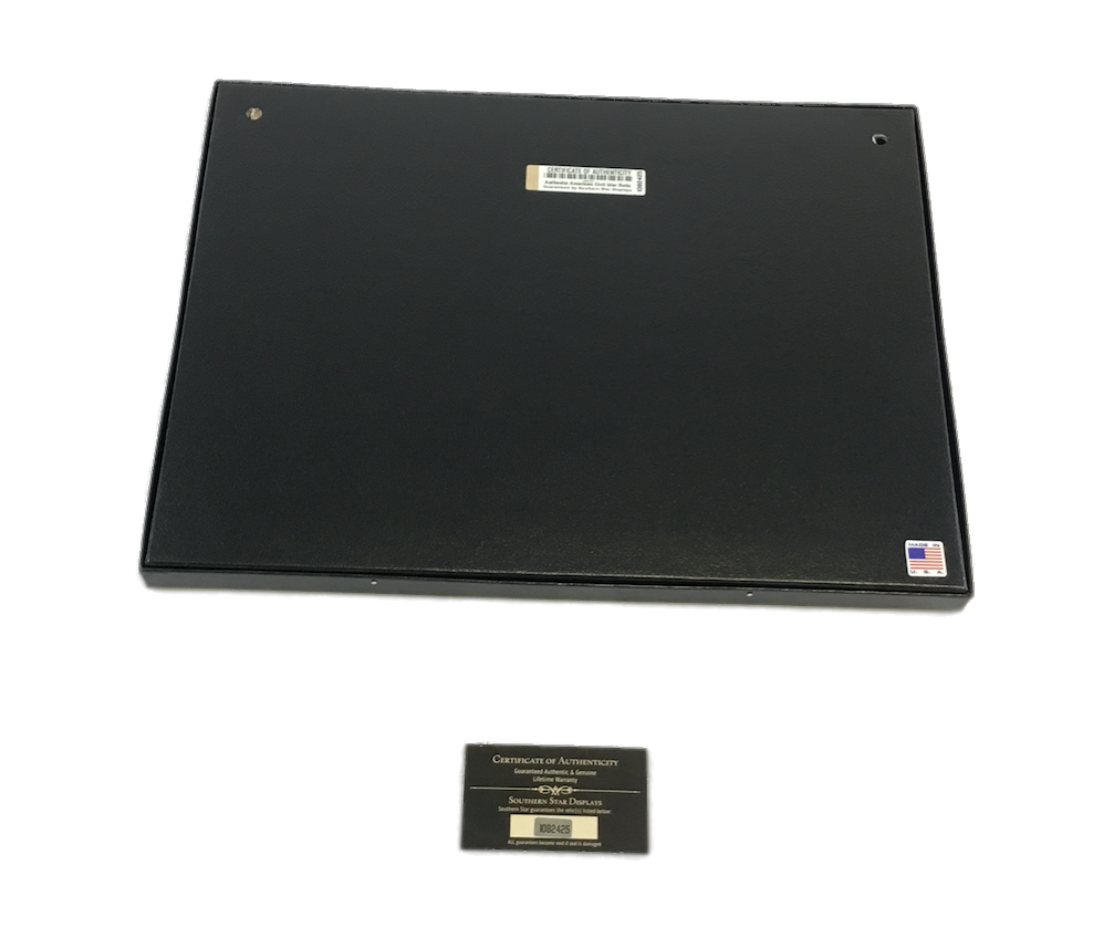 Civil War Relics 36 Authentic Bullets in Matted Display Case with COA