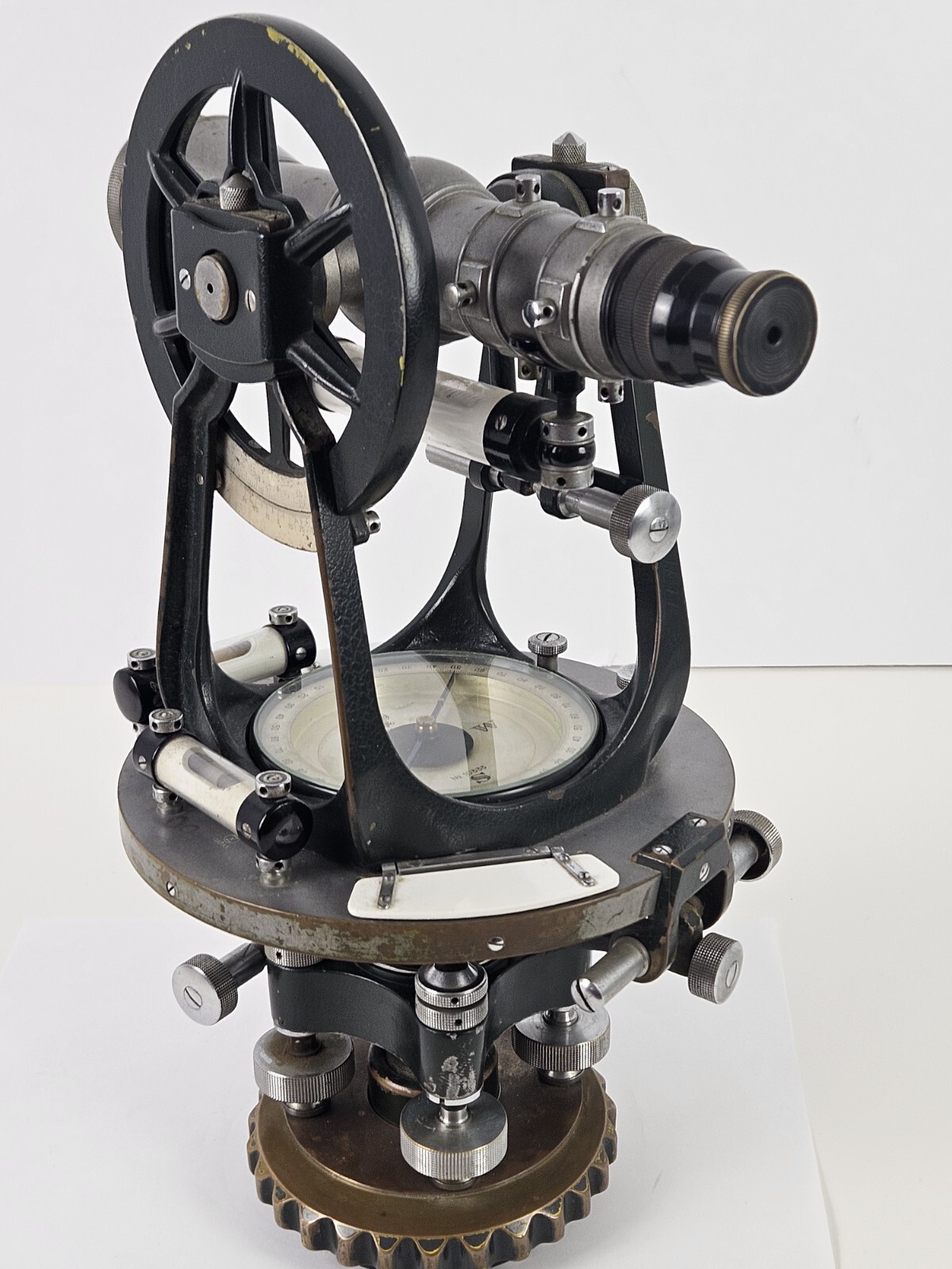 1956 LAFAYETTE No. 10333 Brass Surveyors Transit with Compass and 10" Telescope