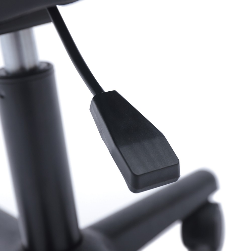 Office Foot Stool with Wheels, Height Adjustable Rolling Leg Rest Adjustable