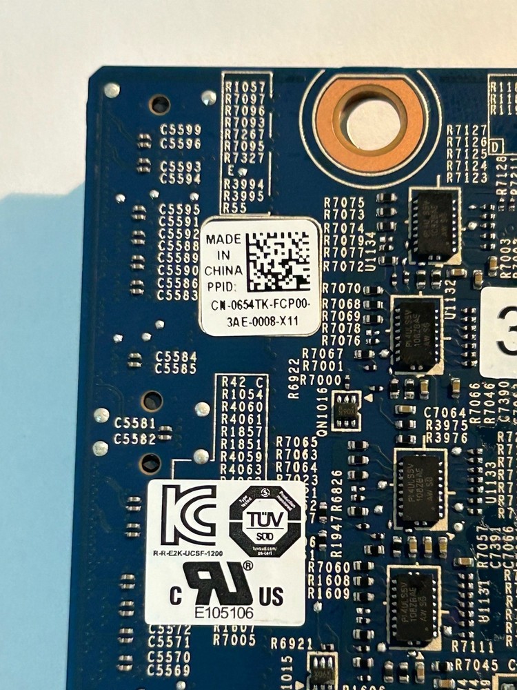 Dell 0654TK PERC12 H365i Front DC-MHS Controller Card 654TK