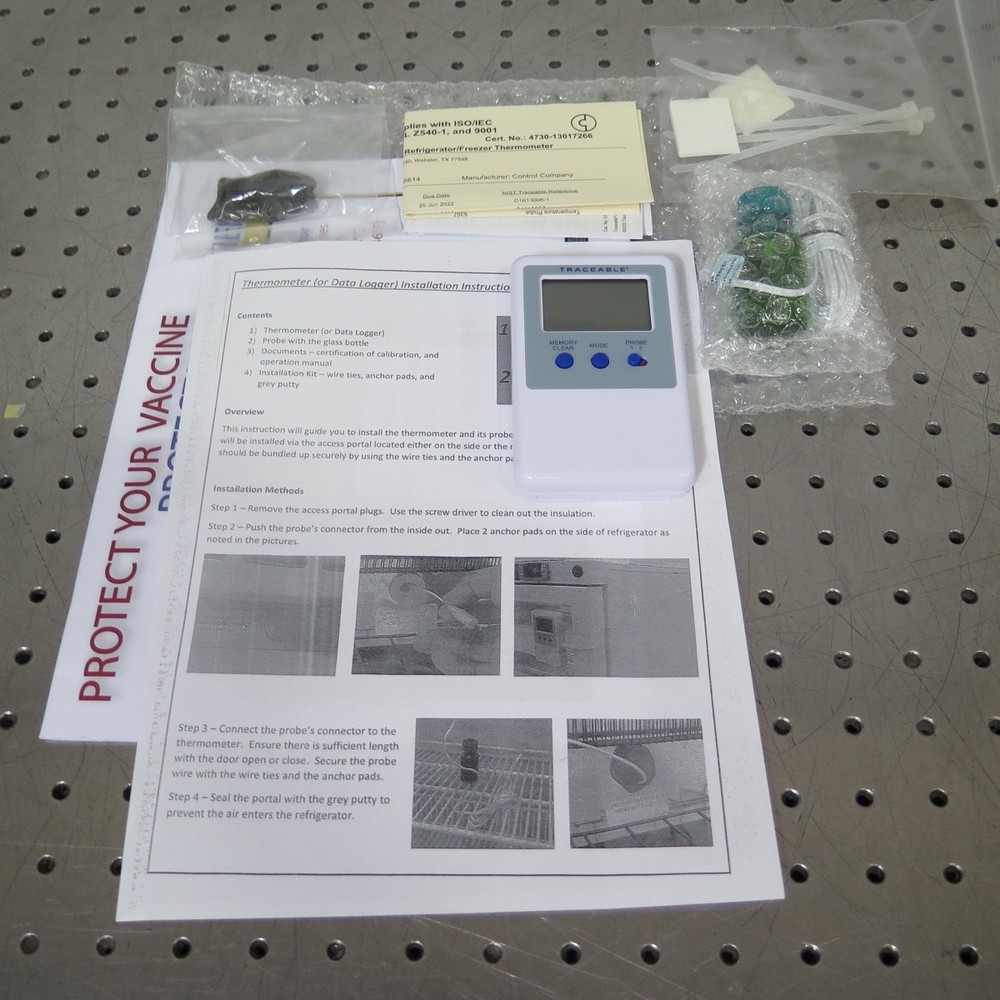 R201511 Traceable Lab Refrigerator Freezer Thermometer Model 4730