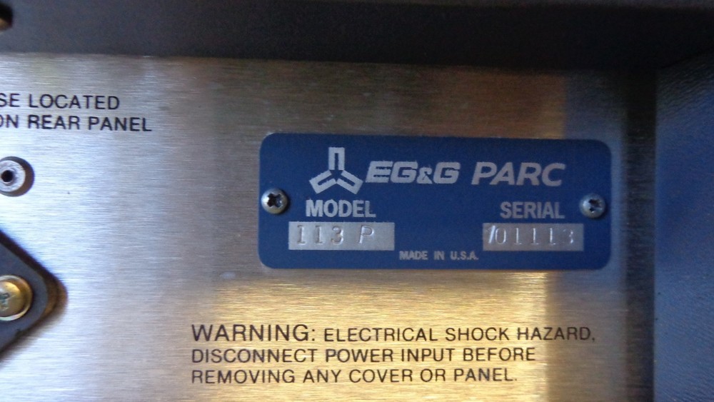 EG&G PARC MODEL 113 PAR Pre-Amp Amplifier