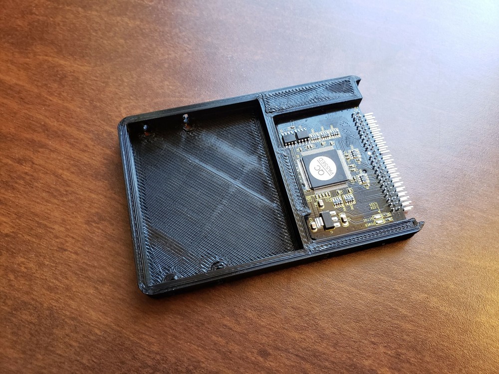 2.5" (laptop) microSD / SD to IDE hard drive carrier with electronics