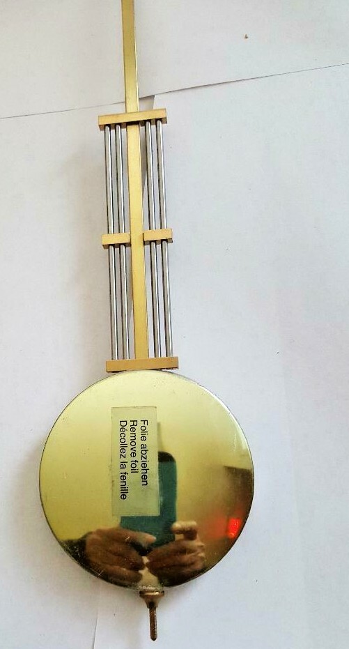 Hermle grid pendulum for 45 cm wall  clock movement 70 mm