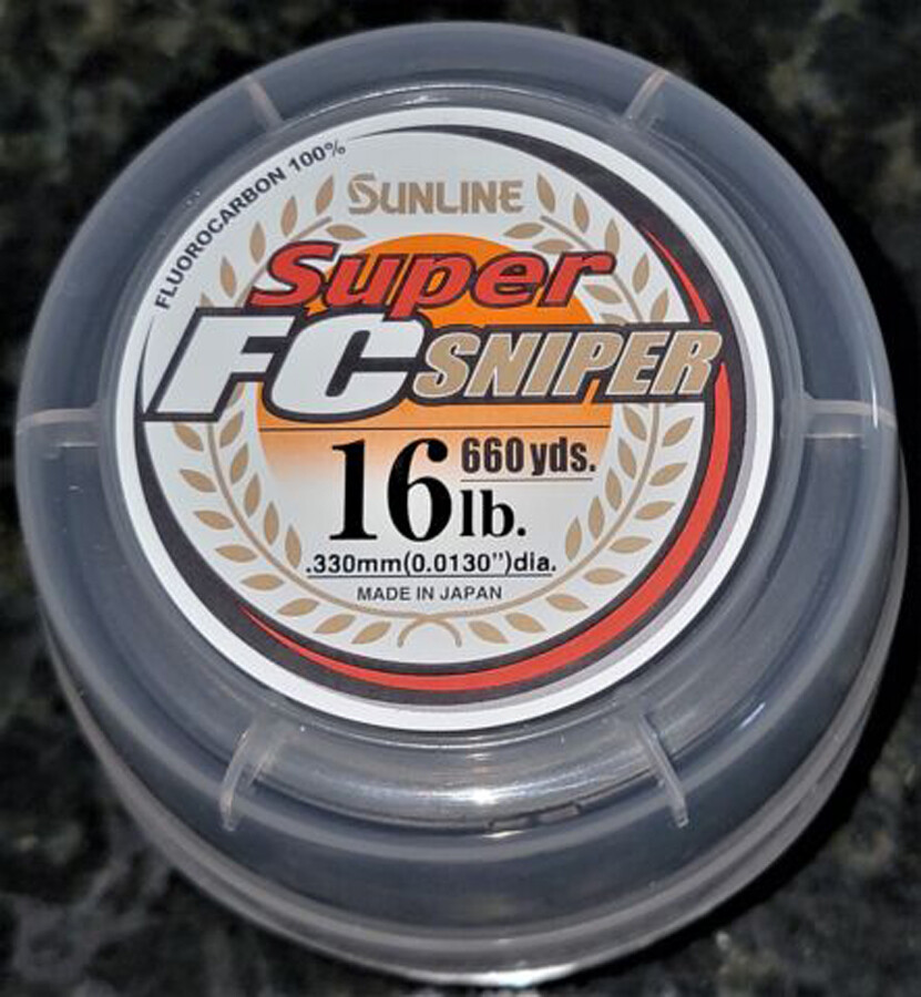 Sunline FC Sniper Fluorocarbon Clear Fishing Line 660 YD Bulk Spool Any LB Test