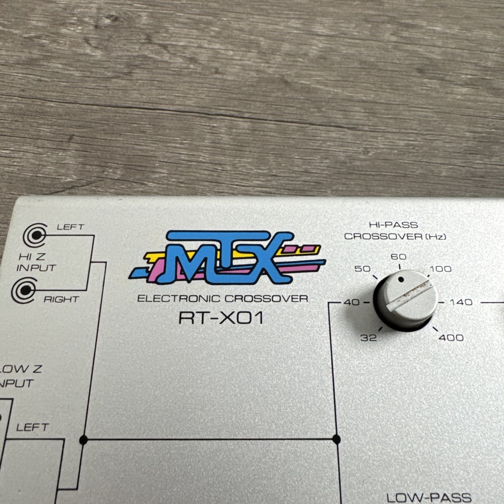 MTX RT-X01 2-Way Electronic Crossover