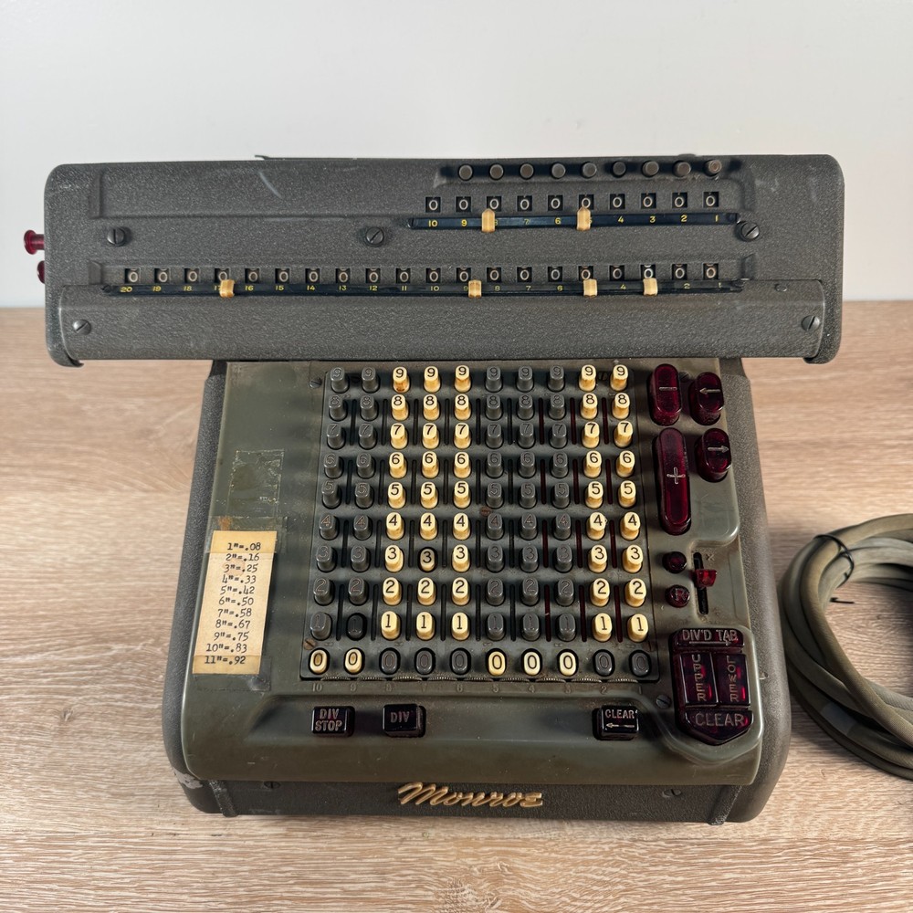 RARE Monroe CST-10 Calculator Adding Machine PECO - Untested