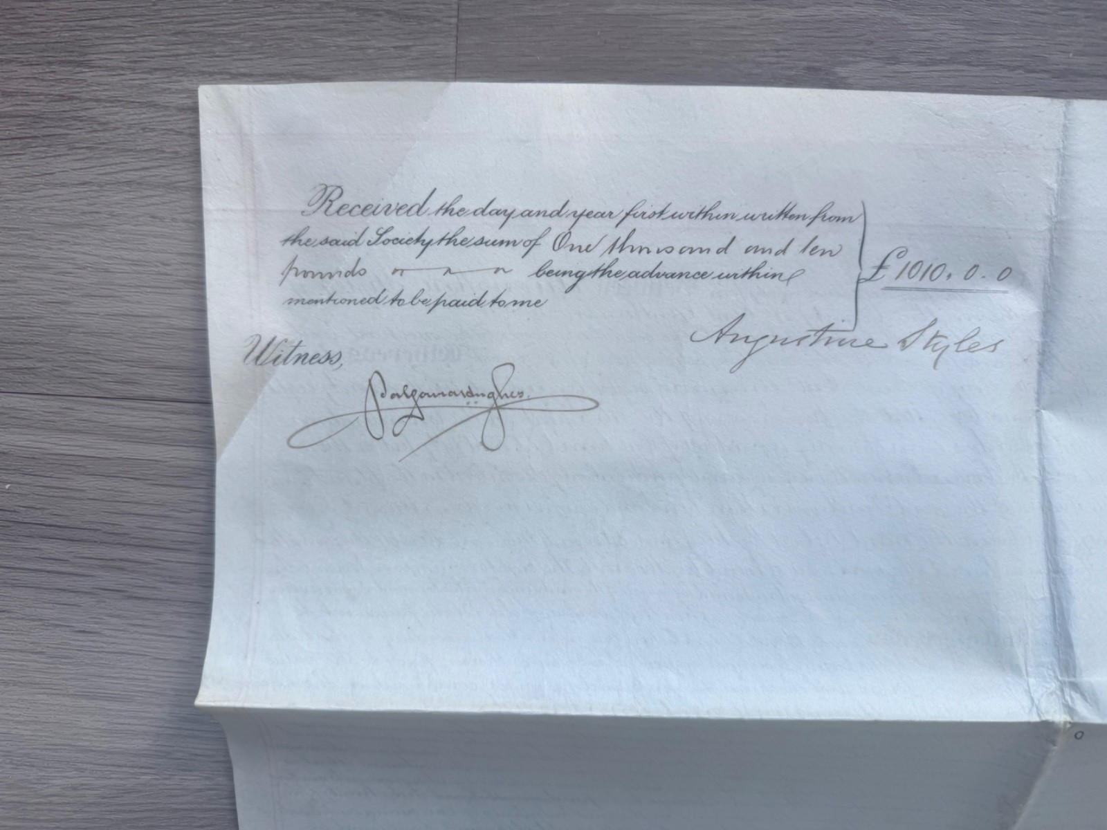 St martins Road Dartford Kent Vellum Indenture 1884 Styles to Building Society