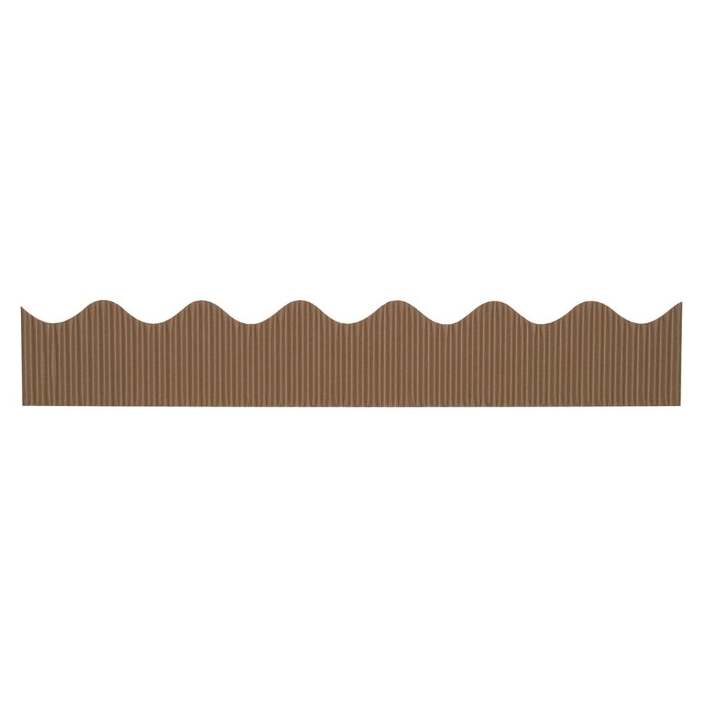 Solid Color Bordette Decorative Borders Brown