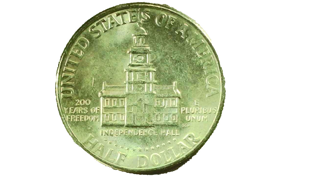 1976D Kennedy Half Dollar Error - Filled "D" Mint Mark - #243