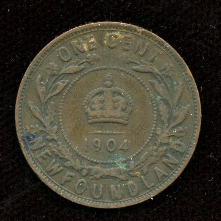 1904H Newfoundland One Cent - Nice Extra Fine Condition   SC3