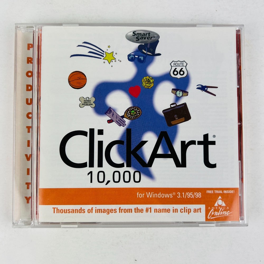 ClickArt 10,000 PC CD-ROM Productivity Software