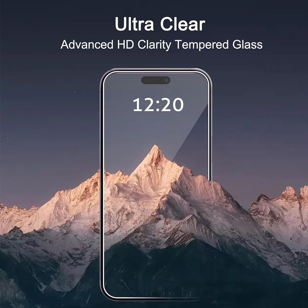 3-PACK For Phone 15 Pro Max Plus Tempered Glass High quality Screen Protector