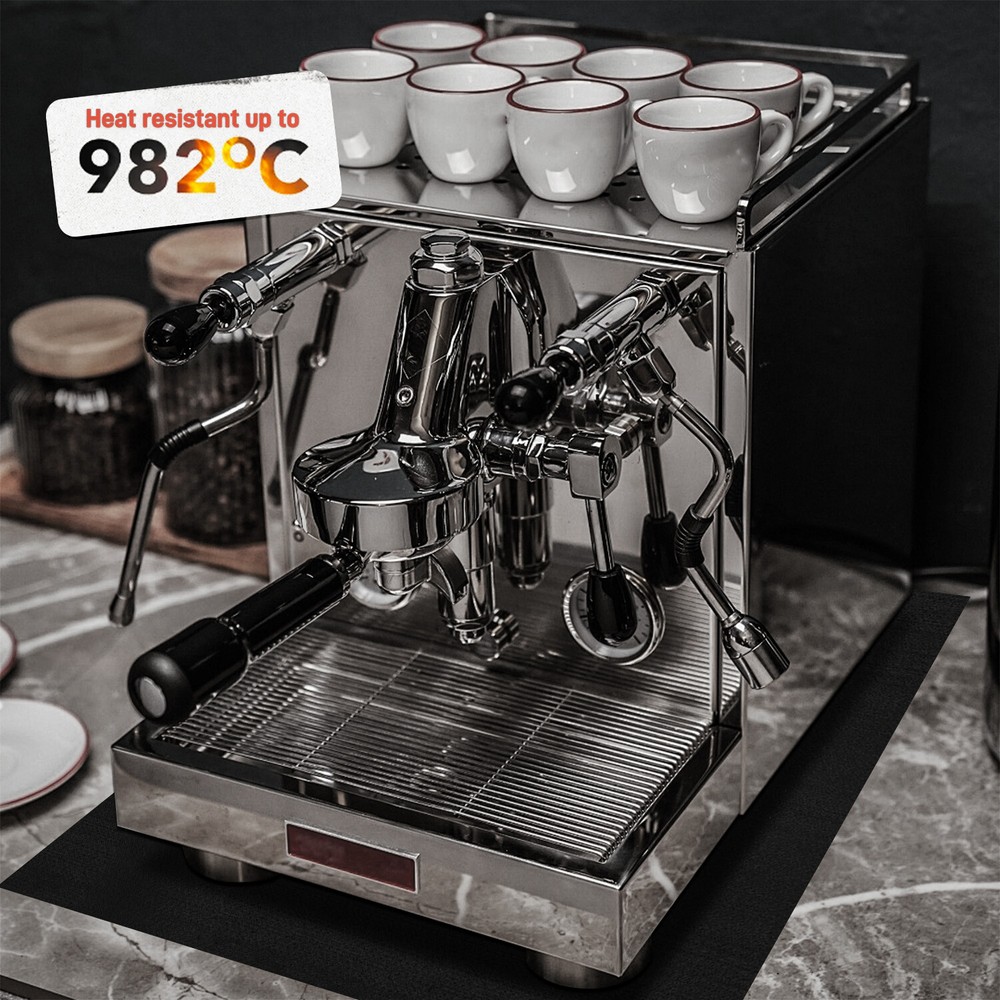 Under Grill Mats Foldable Fireproof Deck Patio Protector Mat High-temperature Re