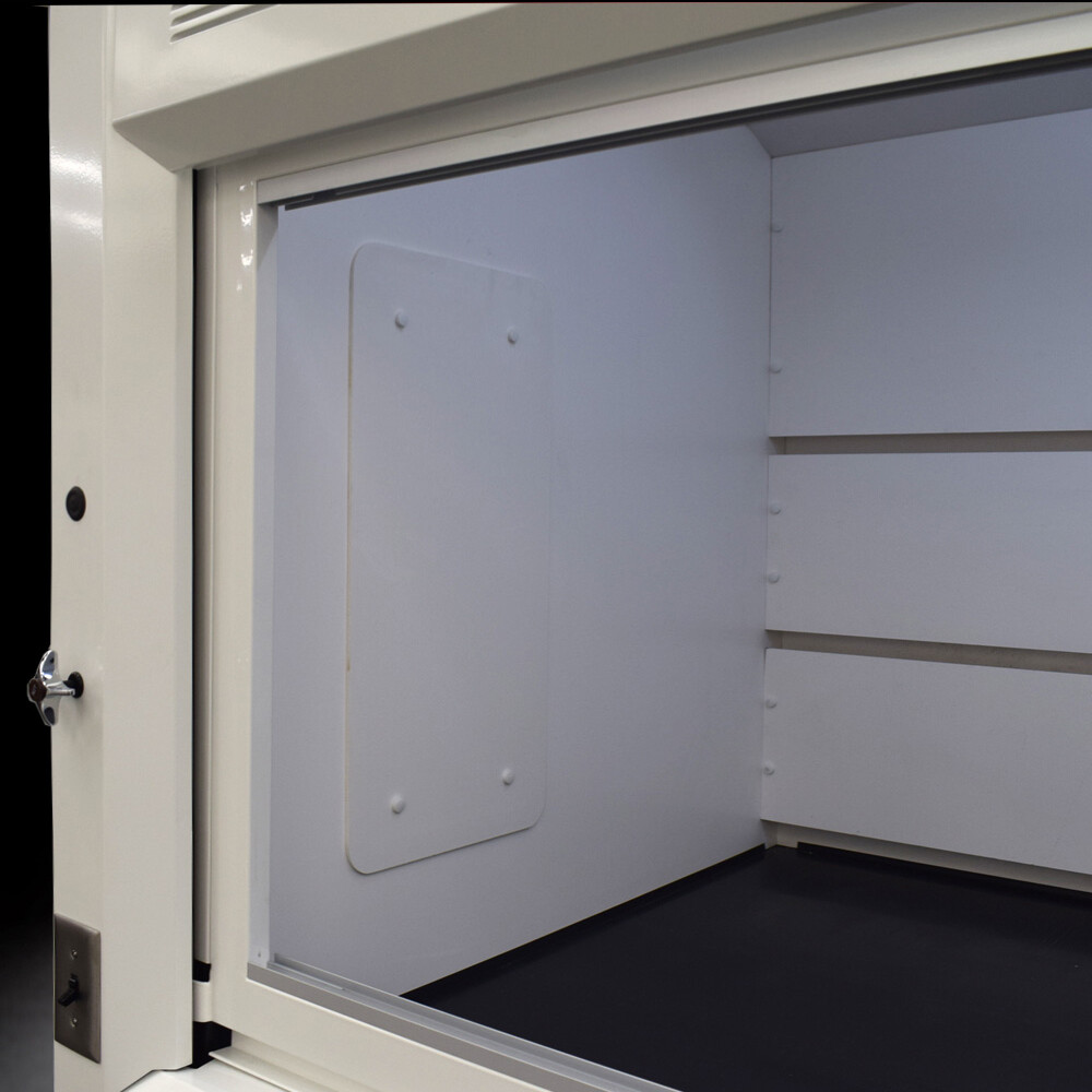 4' Laboratory Fume Hood w/ Flammable Storage Cabinet / Surplus -R / E2-059