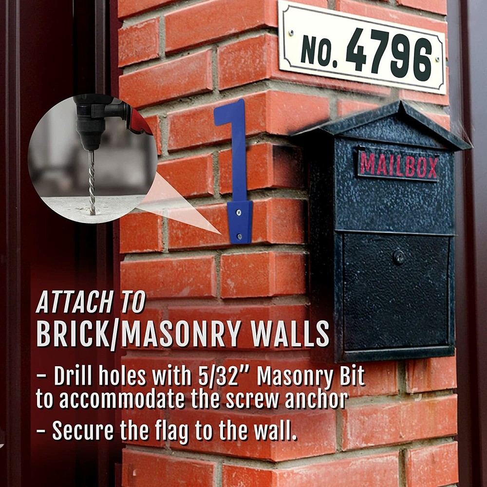 Anley Mailbox Flag - Alert Postal Carrier Raised Signal Flags Replacement Kit