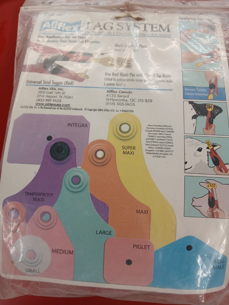ALLFLEX TAG SYSTEM ( EAR TAGS )