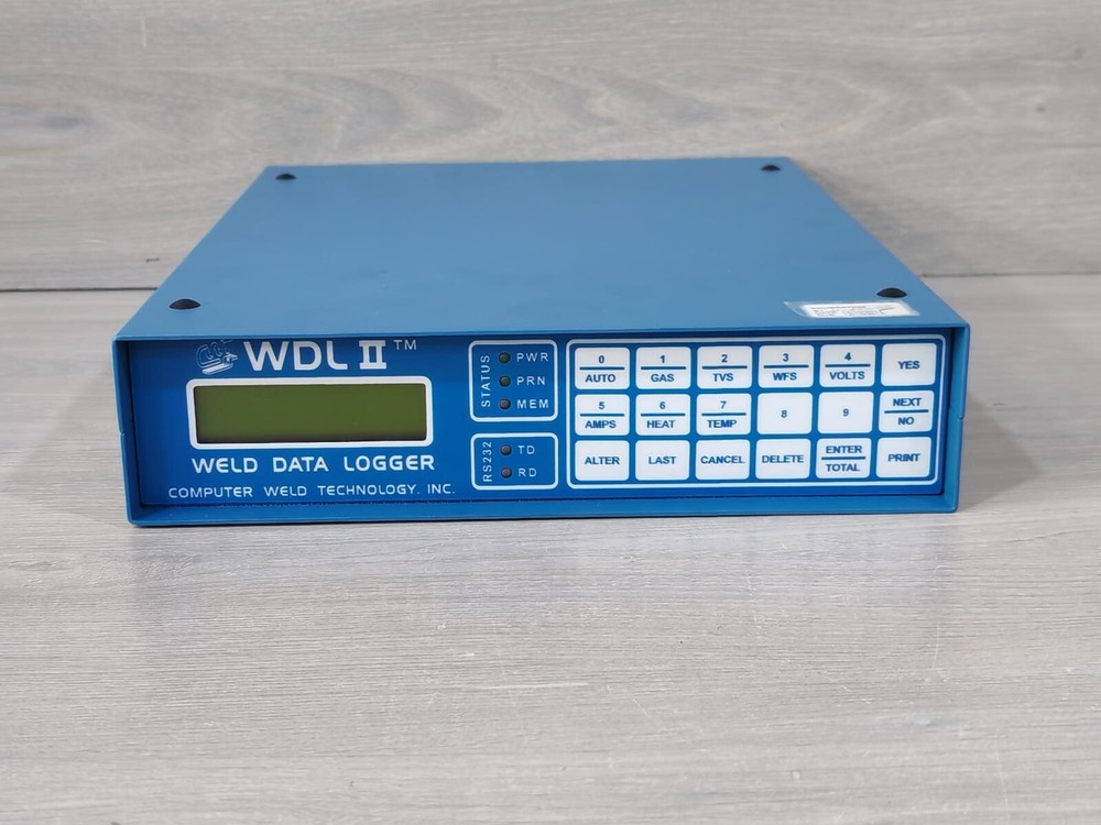 Computer Weld Technology WDL / Weld Data Logger II P/n: A3A0186 Rev. A