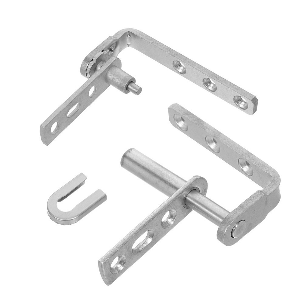 2 Pcs Swinging Door Hardware Self Closing Hinges Gravity Louvre Replacement