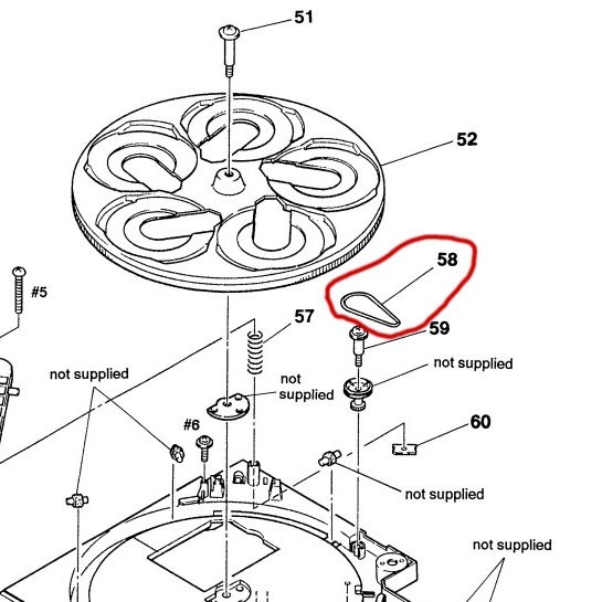 Replacement Belt Kit for Sony 5-Disc CD Changers 1991-1992