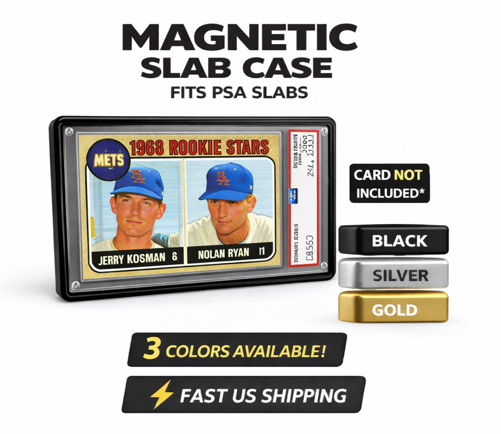 PSA Magnetic Slab Case Display Frame Holder Graded Card Protector Metal