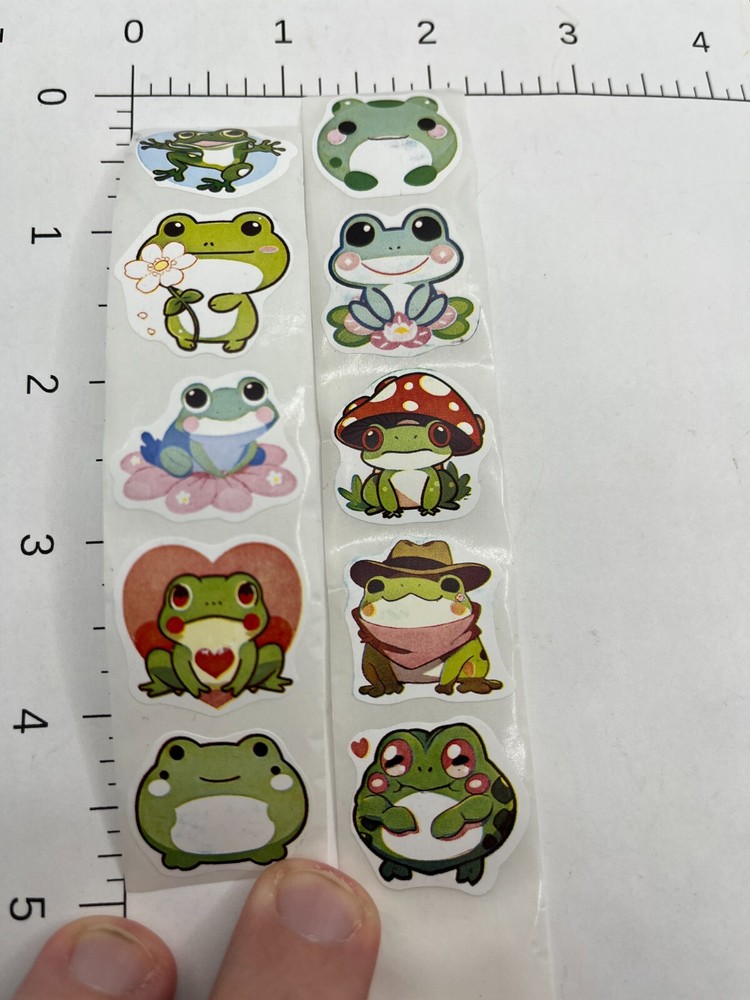 STICKER SHEET: Frogs cute animals
