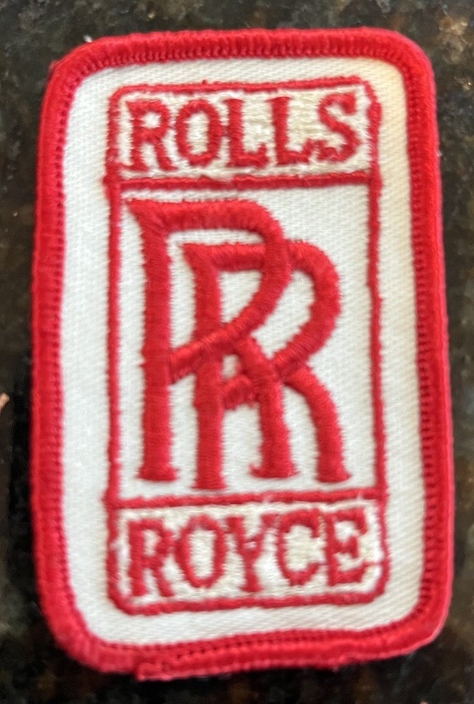 Vintage Rolls Royce sew on patch