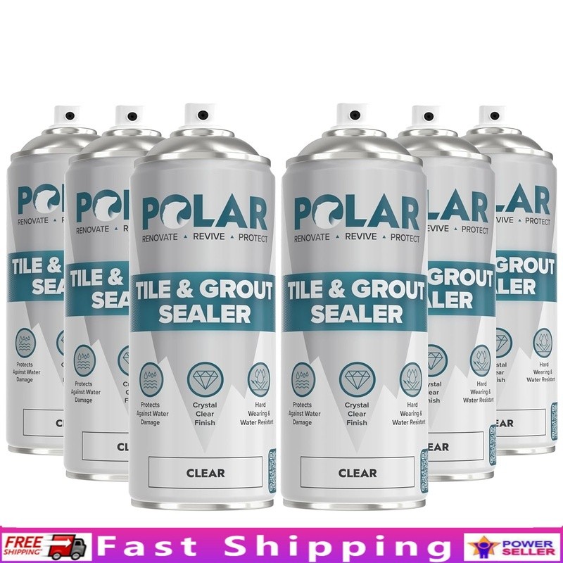 Waterproof Tile Grout Sealer Spray Multi-Surface Protector Easy Application New