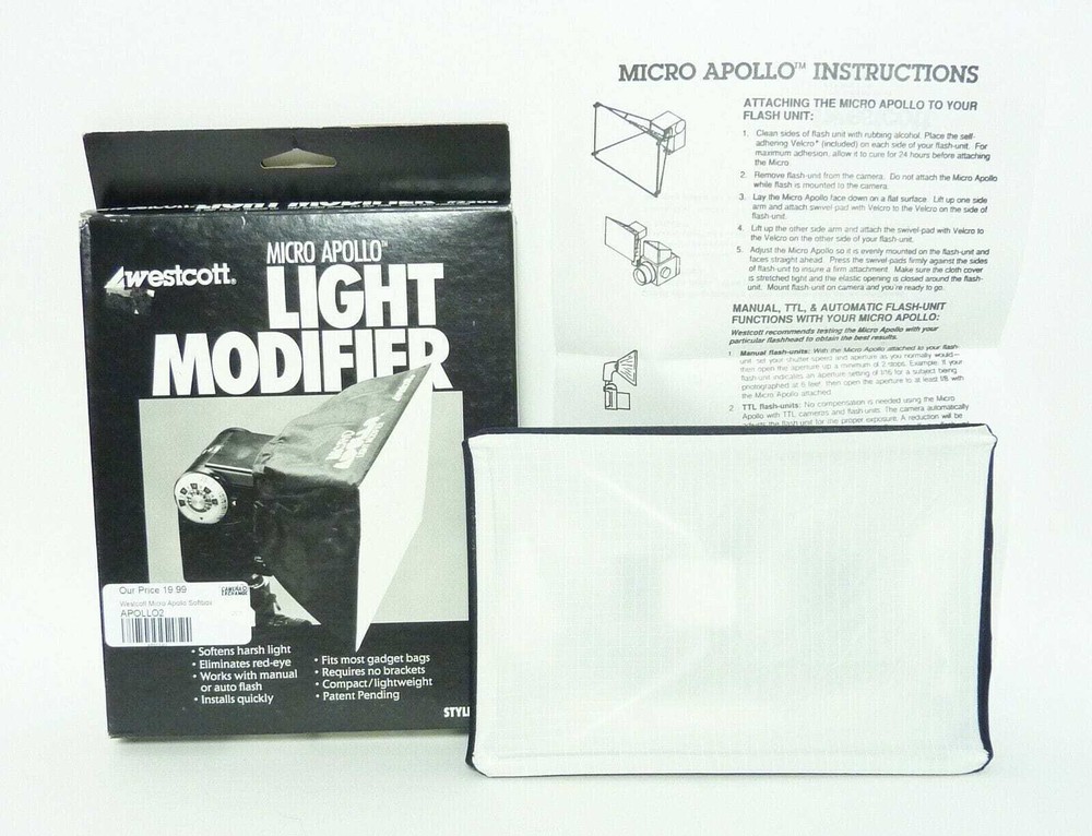 Westcott Micro Apollo On Camera Light Diffuser