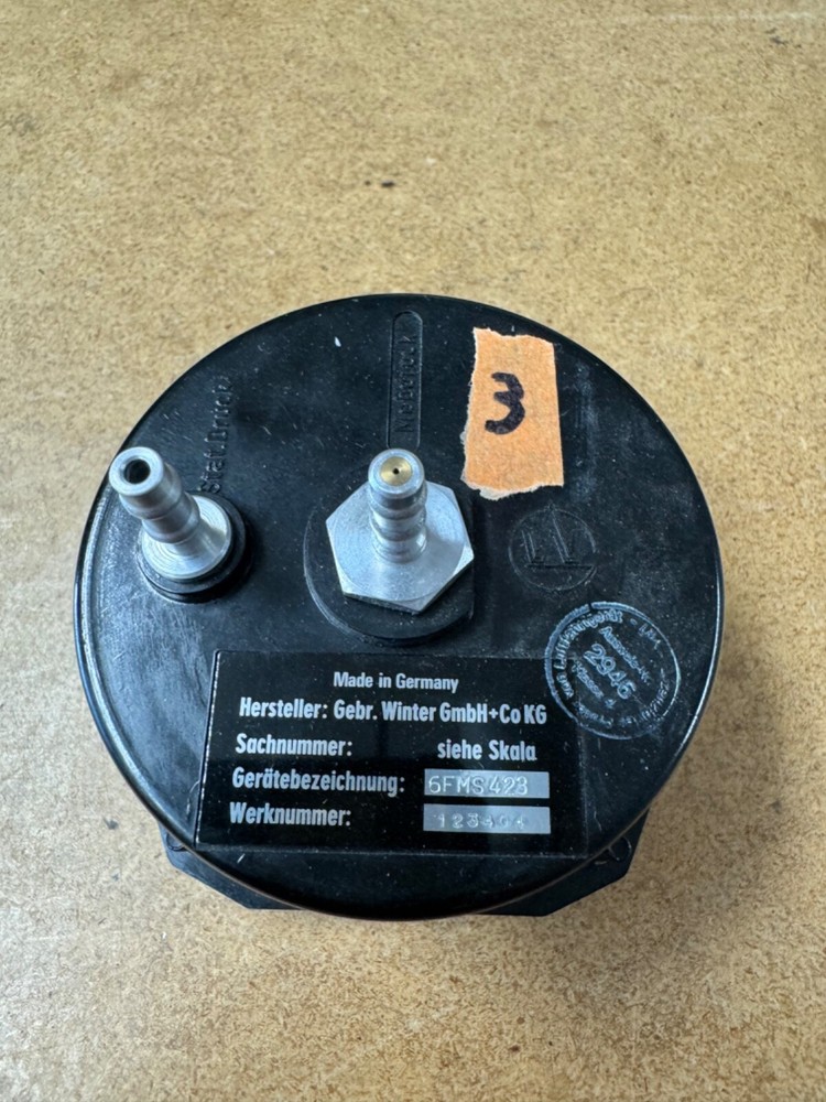 Winter 6FMS423 Airspeed indicator