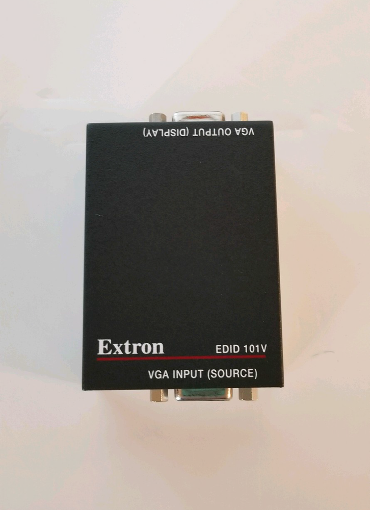 Extron Electronics – EDID Emulator 101V #60-991-01 VGA Input Output