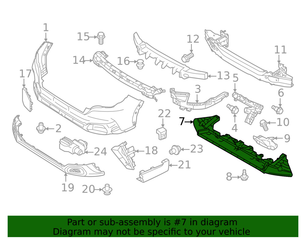 Genuine Subaru Lower Bracket 57707SL040