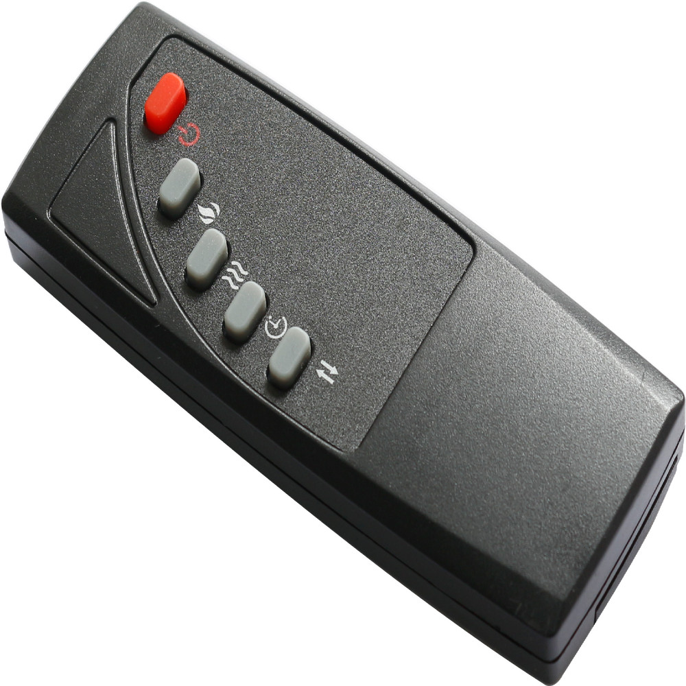 28in Black Electric Fireplace Insert with Remote Control & Timer 1400W