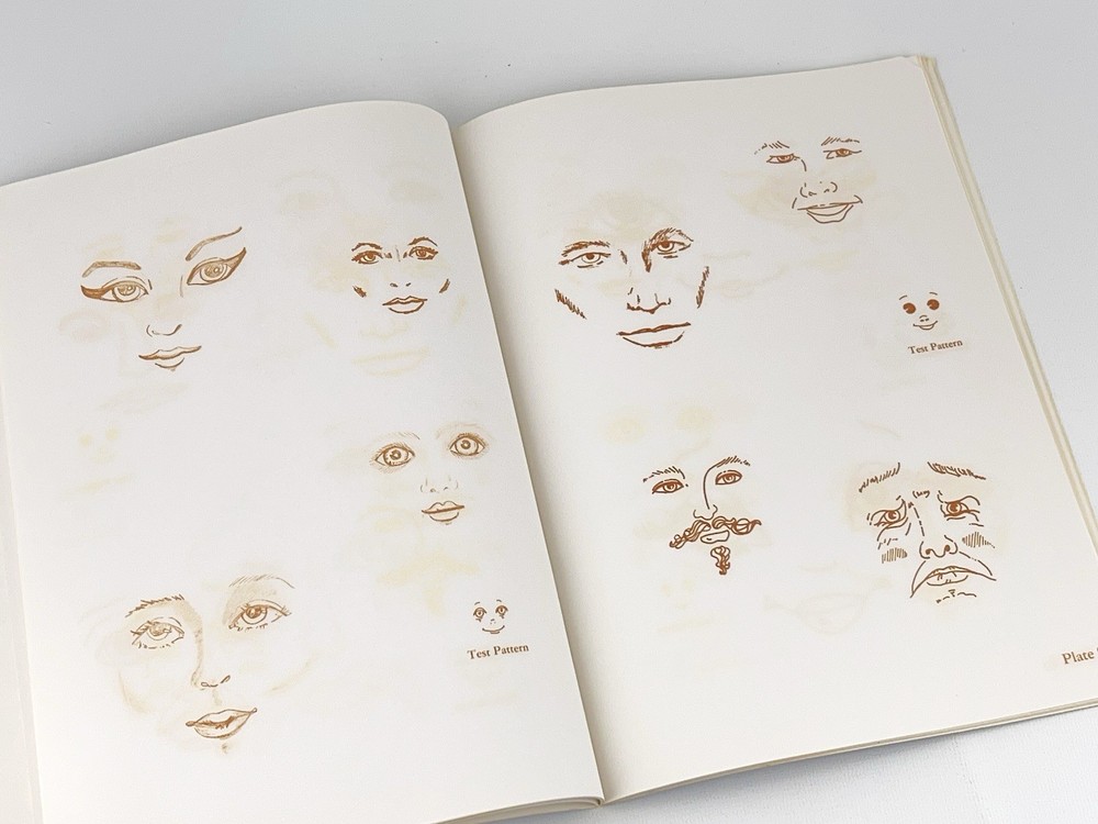 Vintage Transfer On Doll Faces Book 24+ Faces More