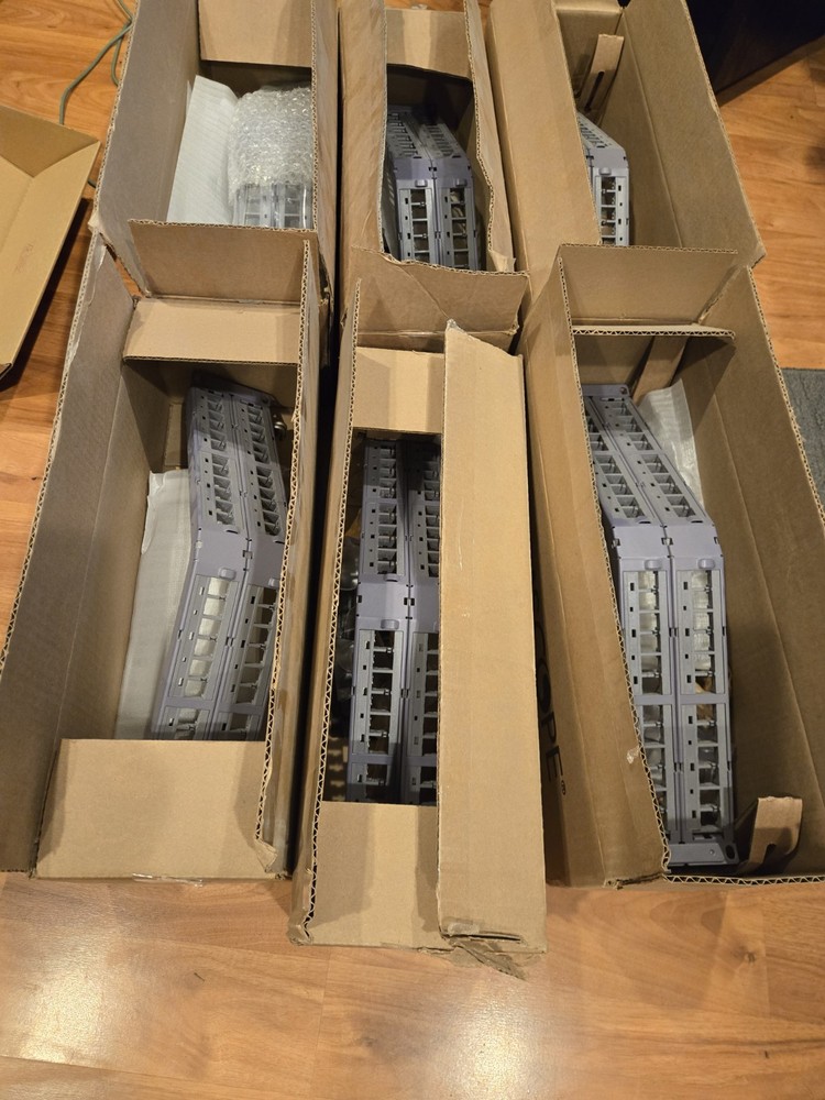 CommScope 360 Evolve Angled 2U 48-Port Cat 6 RJ-45 Modular Patch Panel 19in