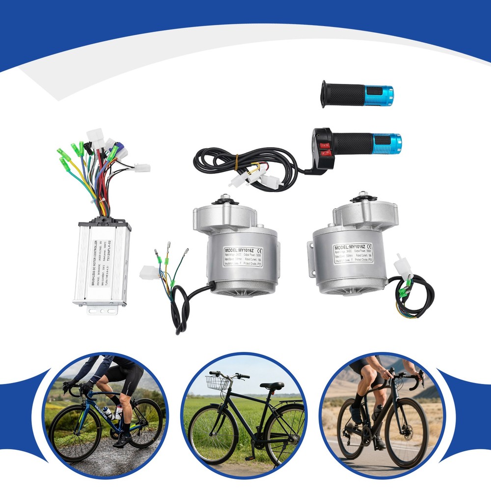 500W Electric Conversion Kit Electric Motor Controller W/ Reverse Throttle ﻿US