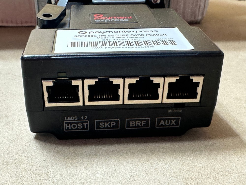 New PaymentExpress SCR200E-RM Secure Credit Card Reader