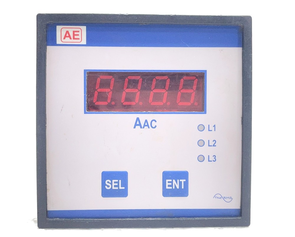 Automatic Electric ASS96D Digital Voltmeter 240V AC/DC Panel Meter