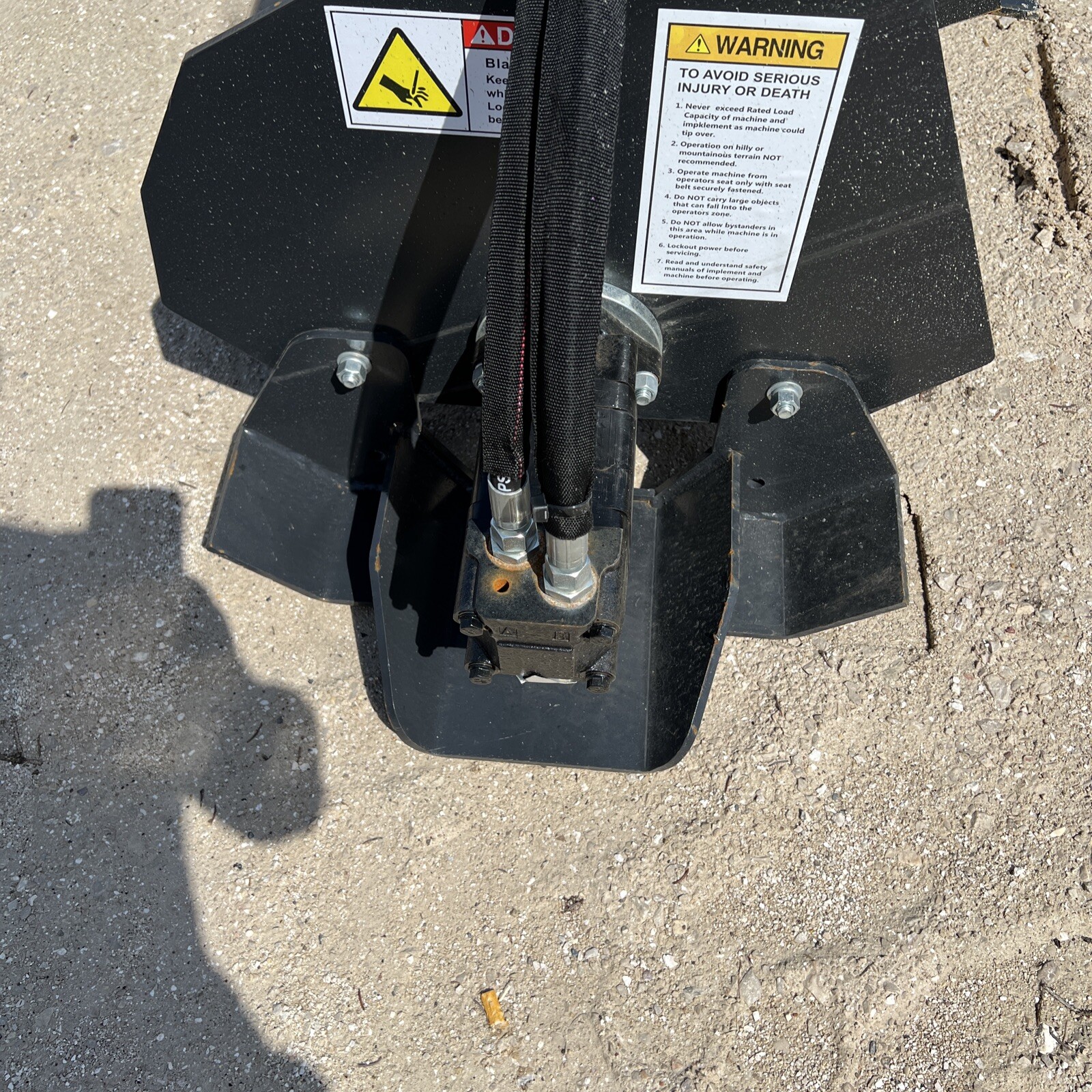 72 Inch Wolverine Skid Steer rototiller Case Cat Kubota Gehl ASV JCB Bobcat