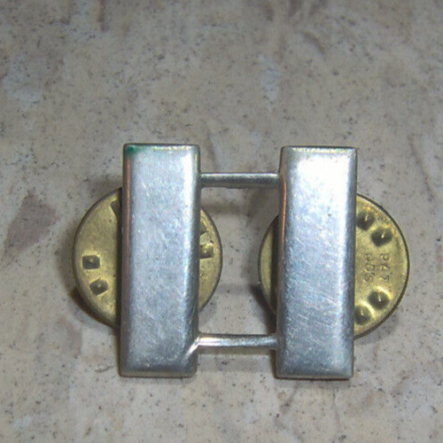 Collar Bar Pin WW2 silver genuine