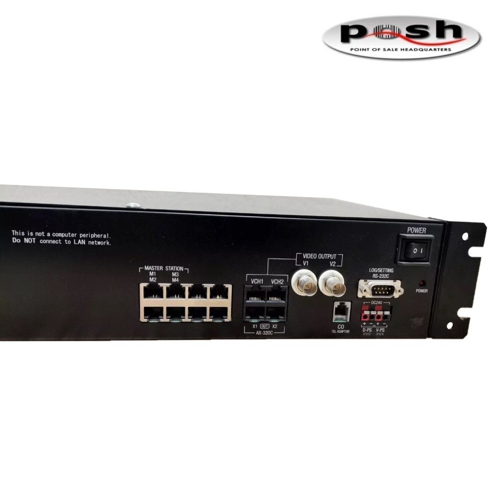 NEW - Aiphone AX-084C Central Exchange Unit – For 8 Door/Sub Stations & 8 Master