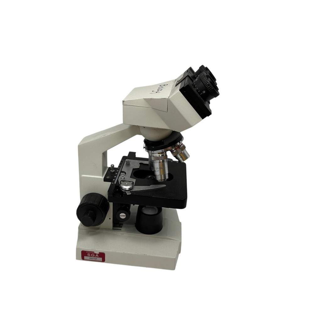 OMAX Binocular Compound Microscope w/ Mechanical Stage 4 Objectives 40x–1000x