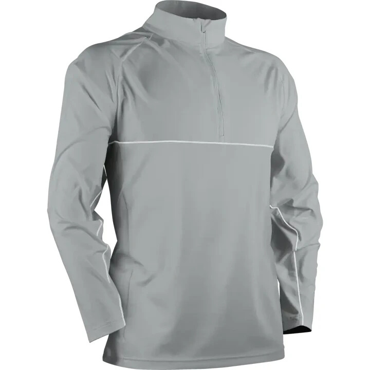 Sun Mountain Men's Second Layer LS Pullover - Navy Heather Size XXXL