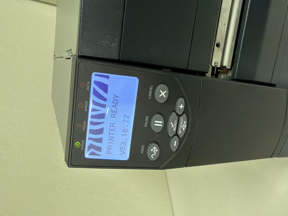 ZEBRA ZM400 PRINTER, NO PAPER